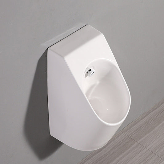 7080 bianconero Cassetta per orinatoio di alta qualità all'ingrosso ceramica bianca sensore valvola di scarico orinatoio in ceramica bagno sospeso orinatoio in ceramica