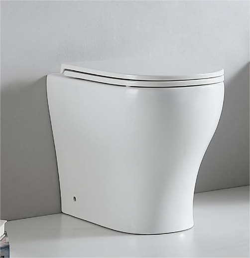 90001 Producto patentado WC Adosado a pared sin reborde, sifón p/s