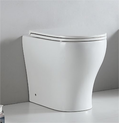 90008/90009 Set Hin alto Compatibile con tutti gli standard di mercato, adatto a tutte le taglie di disabili, WC a terra combinato bidet a terra, prodotto brevettato senza brida, altezza 500mm