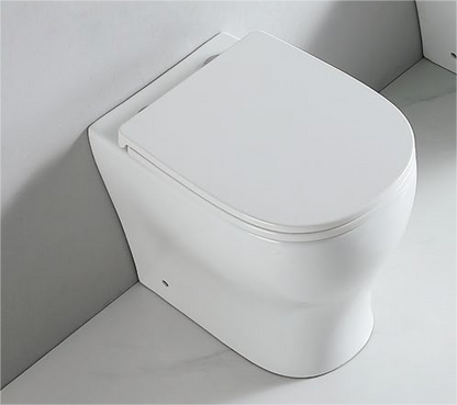 90008/90009 Set Hin alto Compatibile con tutti gli standard di mercato, adatto a tutte le taglie di disabili, WC a terra combinato bidet a terra, prodotto brevettato senza brida, altezza 500mm