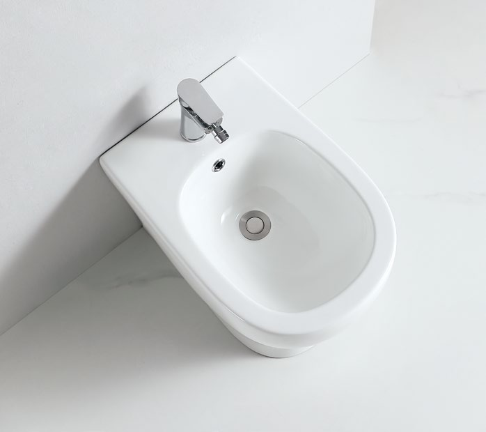 90008/90009 Set Hin alto Compatibile con tutti gli standard di mercato, adatto a tutte le taglie di disabili, WC a terra combinato bidet a terra, prodotto brevettato senza brida, altezza 500mm