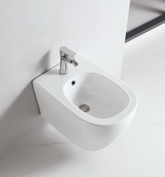 90004 Patented product wall hang bidet rimless, p-trap