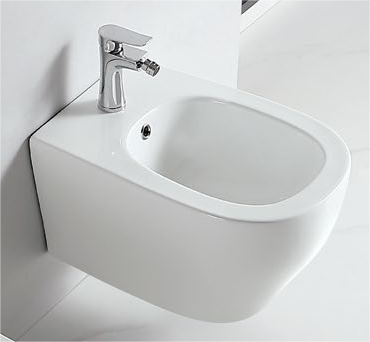 90004 Patented product wall hang bidet rimless, p-trap