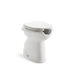 Comform Set Producto patentado, tamaño completo para personas con discapacidad, apto para inodoro de pie con apertura frontal, lavabo de apoyo para personas con discapacidad