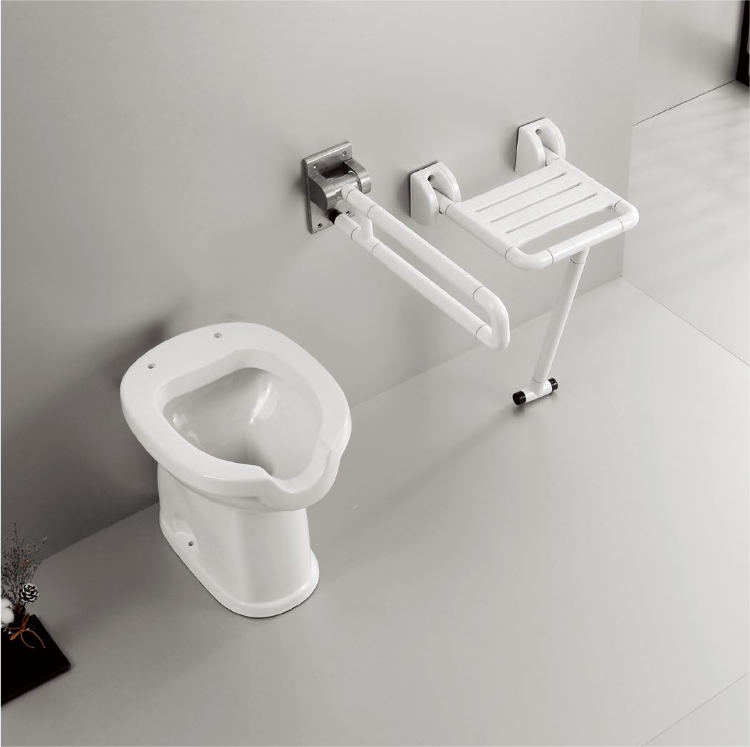 DB001 Product size suitable for all disabled people special care floor-standing toilet front opening S-trap total flush