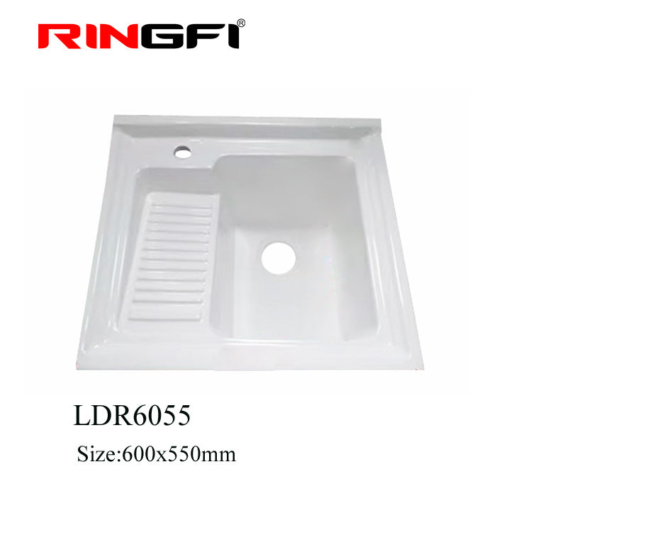 Lavabo de cerámica de alta calidad para lavado de ropa, lavabo de cerámica para el hogar, boutique duradera