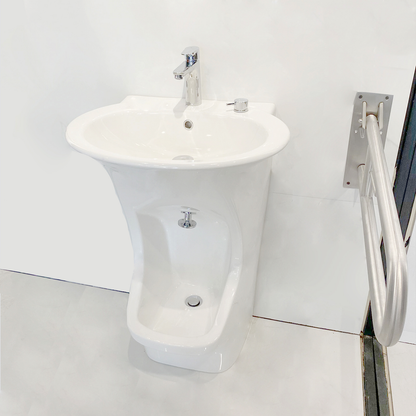 Ceramic Foot Wash Elderly sink Special care foot wash Patented Muslim Products Wudu Mate Ablution Wash Feet Double Desk Basin