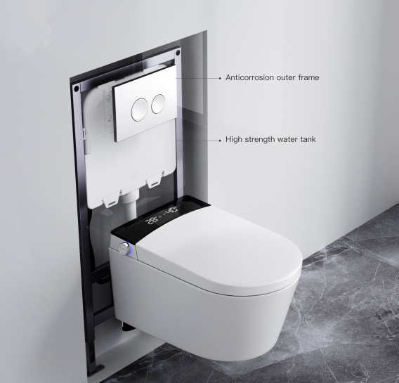 WT3004 Water closet commode hot pp hidden water tank concealed cistern ...
