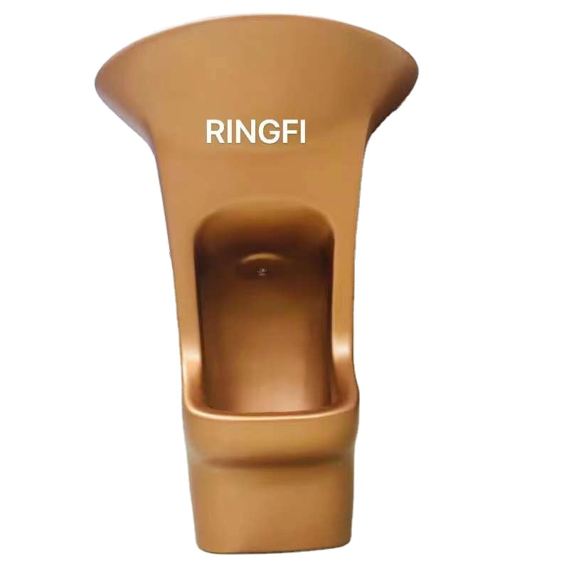 First Champagne golden New Arrival Muslim Wudu Mate Wash Feet Basin wudu wash Minimalist foot Chaozhou Ceramic Foot Wash Basin