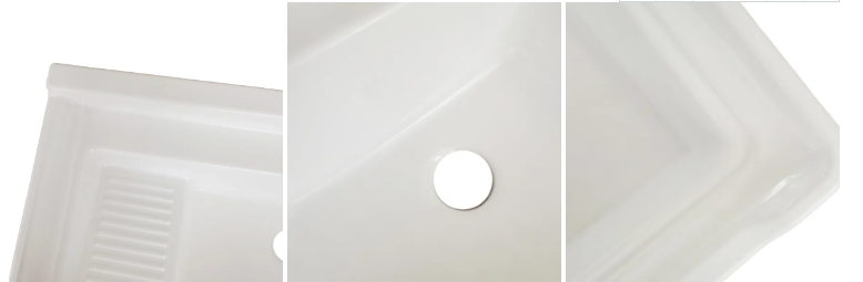Lavabo de cerámica de alta calidad para lavado de ropa, lavabo de cerámica para el hogar, boutique duradera