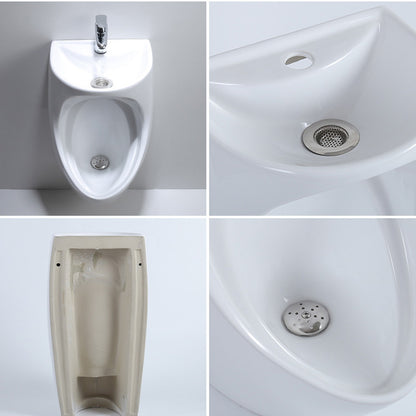 Sink urinal in one men toilet Urinario ceramic flush mounted Urino wc wall mounted ceramic urinal sanitary ware men's urinal