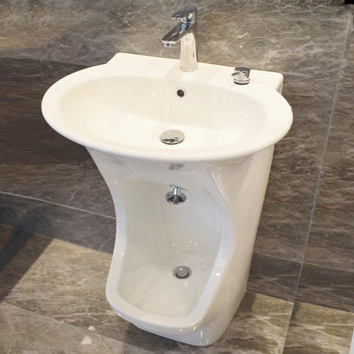 Prodotti musulmani wudu mate lavare i piedi del bacino del bagno lavapiedi per l'abluzione speciale lavabo in ceramica a due piani stazione di lavaggio wudu