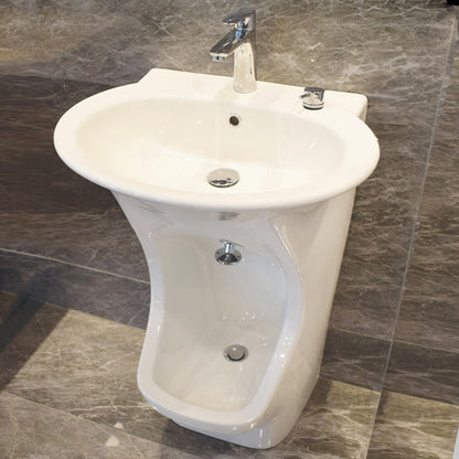 Prodotti musulmani wudu mate lavare i piedi del bacino del bagno lavapiedi per l'abluzione speciale lavabo in ceramica a due piani stazione di lavaggio wudu