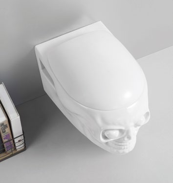 Skull set wall hung toilets combines products with culture, strong style and strong development capabilities