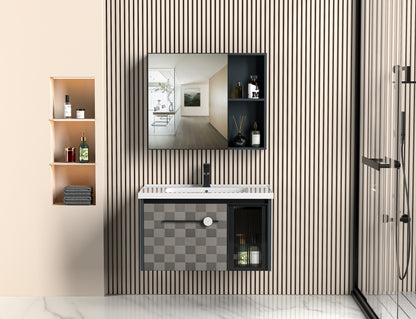 Q3 Mobile da bagno dal design nordico con design multistrato