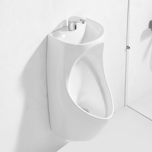 U008 Urinario con lavabo en un inodoro para hombres Urinario cerámico empotrado Urino wc Urinario de cerámica montado en la pared artículos sanitarios urinario para hombres